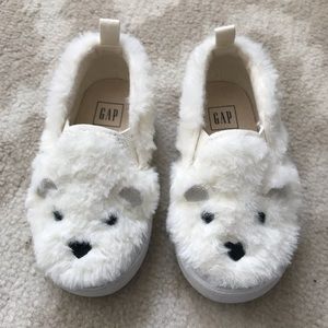 GAP Furry Bear Sneakers - Size 6